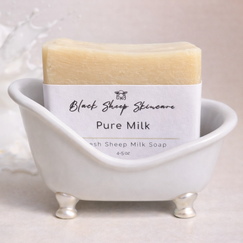 Pure Sheep Milk Bar - The Original Unscented Sheep Milk Soap For Sensitive Skin