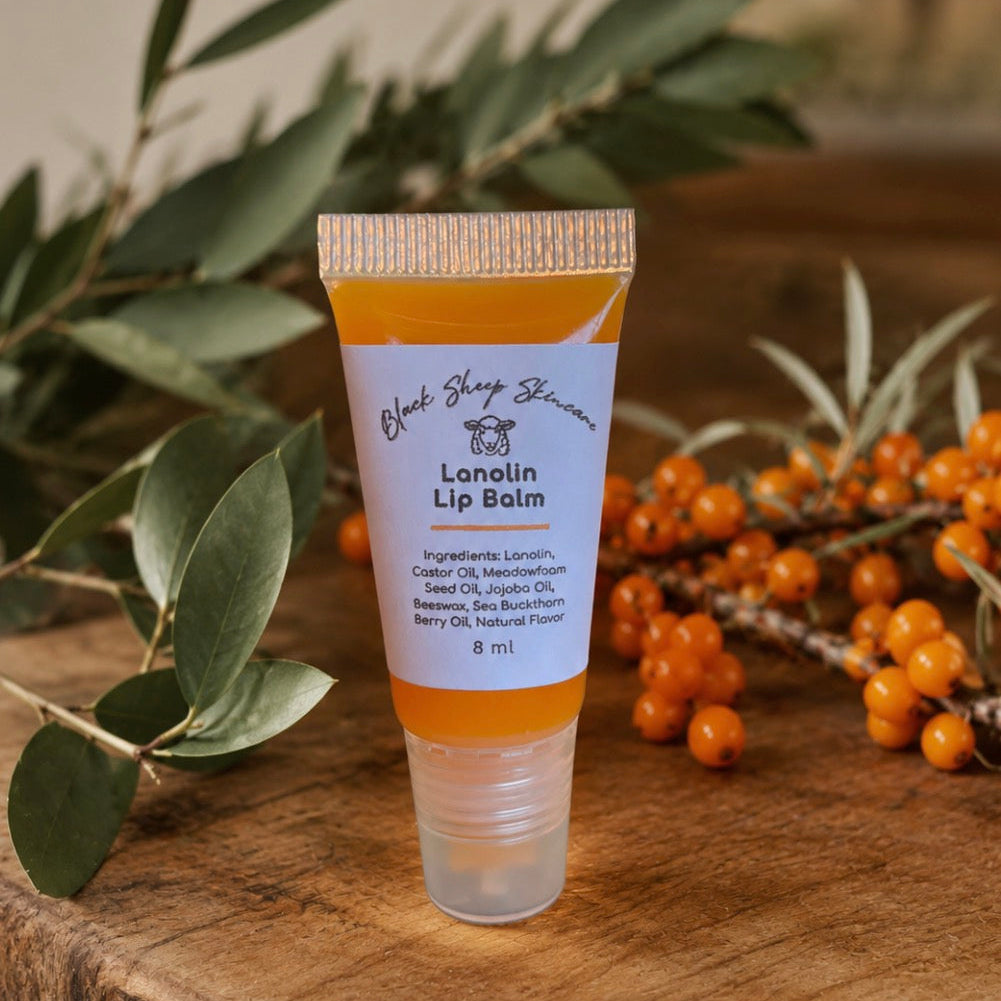 Lanolin SOS Lip & Multi-Purpose Repair Ointment - With Healing Lanolin & Sea Buckthorn