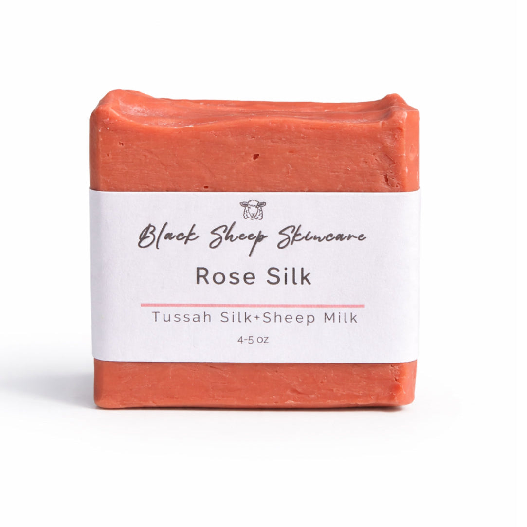Rose Silk Bar – Silky Soft Skin, Infused with Tussah Silk