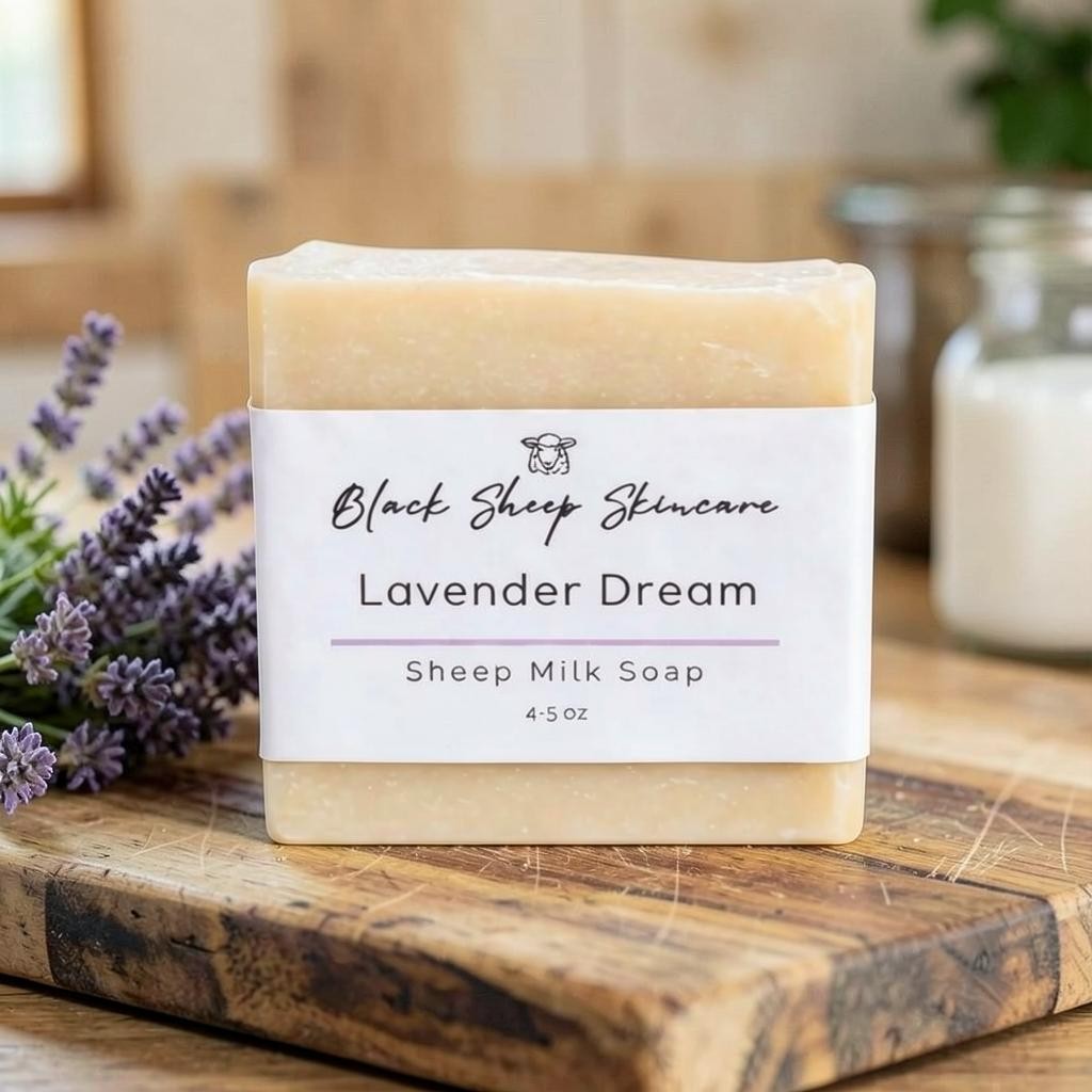Lavender Dream Sheep Milk Bar - A Calming Sheep Milk Cleanse