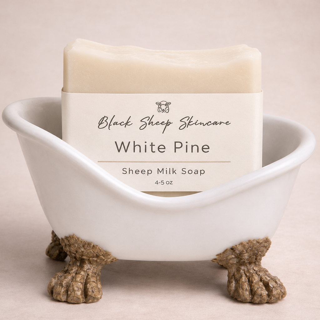 White Pine Bar, A Woodland Sheep Milk Soap
