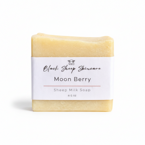 Moon Berry – A Luminous Sheep Milk Soap with the Scent of Ripe Dark Berries