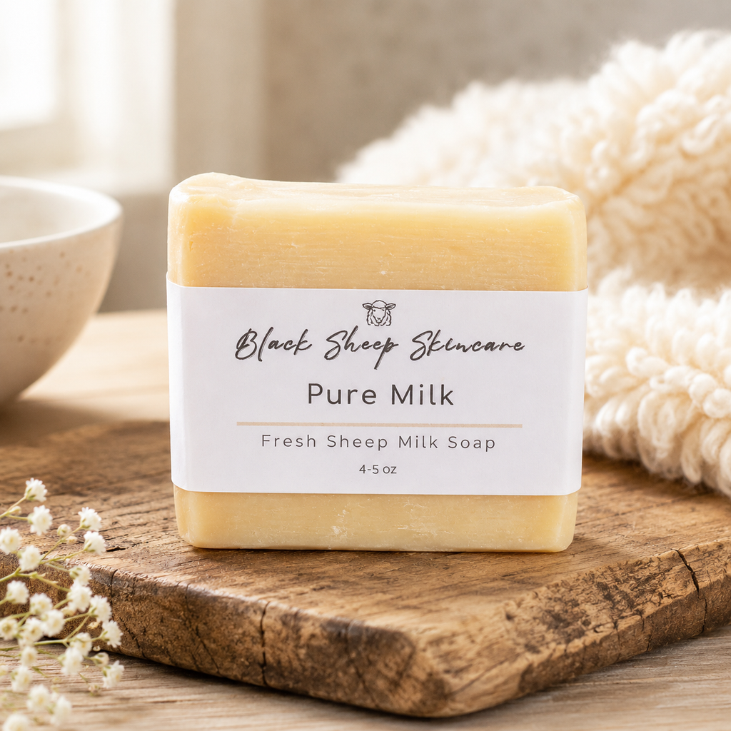 Pure Sheep Milk Bar - The Original Unscented Sheep Milk Soap For Sensitive Skin
